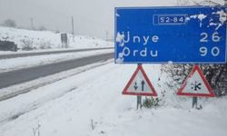 Ordu Sahillerinde Kar Hazırlığı Başladı...