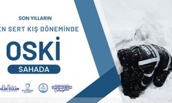 Son Yılların En Sert Kış Döneminde OSKİ Sahadaydı