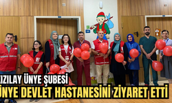 KIZILAY ÜNYE ŞUBESİNDEN, ANLAMLI ZİYARET