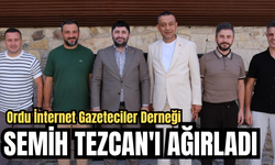 İNTERNET GAZETECİLER DERNEĞİ, SEMİH TEZCAN'I AĞIRLADI
