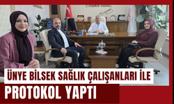 ÜNYE BİLSEK, SAĞLIK ÇALIŞANLARI İLE PROTOKOL YAPTI