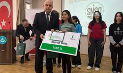 İL BİRİNCİSİ ÖDÜLÜNÜ VALİ EROL’UN ELİNDEN ALDI