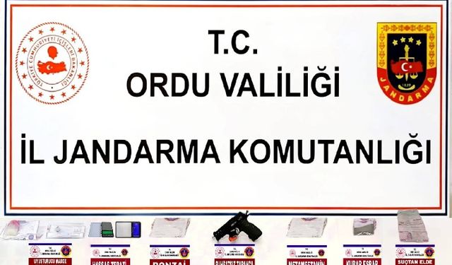 Jandarma’dan Fatsa Merkezli Uyuşturucu Operasyonu