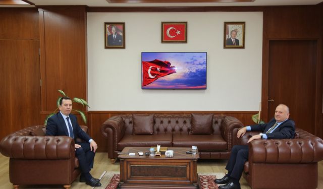 Başkan Tavlı'dan Kaymakam Işık'a Brifing