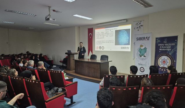 Üniversitelilere Siber Suçlar Hakkında Bilgi Verildi...