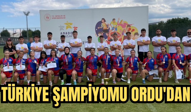 TÜRKİYE ŞAMPİYONU ORDU'DAN