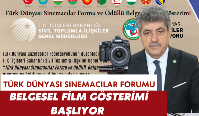 SİNEMACILAR FORUMU BELGESEL FİLM GÖSTERİMİ BAŞLIYOR