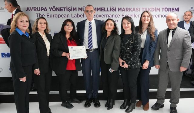 ETİMESGUT BELEDİYESİ ÜST ÜSTE 2. DEFA AVRUPA YÖNETİŞİM MÜKEMMELLİĞİ MARKASI ÖDÜLÜNÜ KAZANDI!