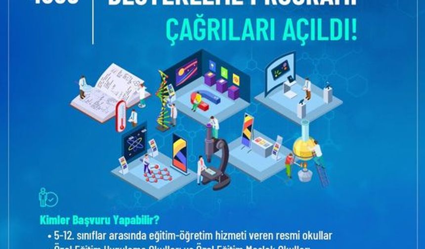 Gençlere TÜBİTAK Bilim Fuarları Çağrısı