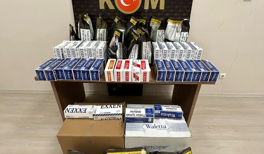 15.000 Kaçak Makaron Ele Geçirildi