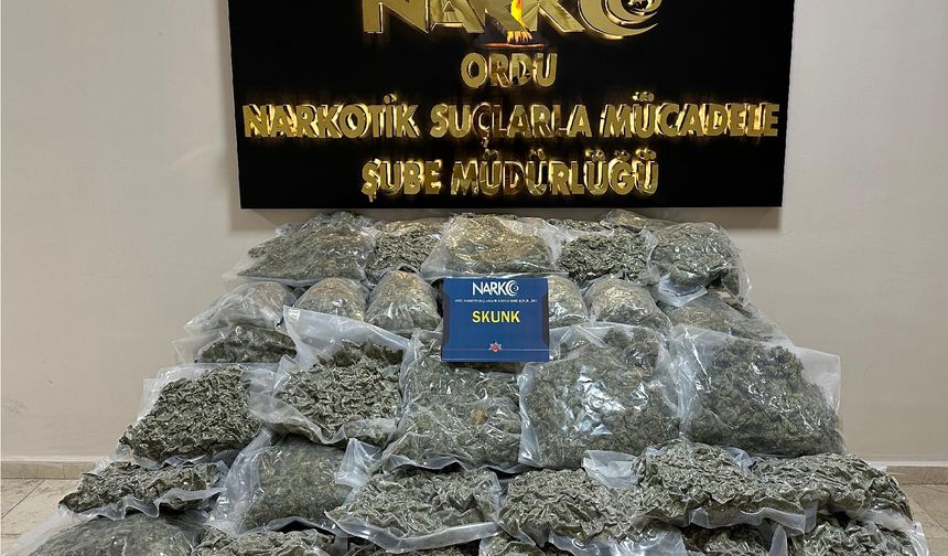 Ordu’da 68.5 Kilo Skunk Ele Geçirildi...