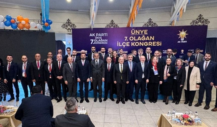 AK Parti Ünye'de H. Fahri Alparslan'la Devam Ediyor