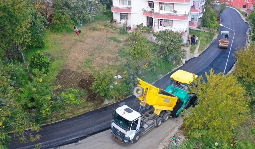 Kacalı Mahallesi sıcak asfaltla buluşuyor..