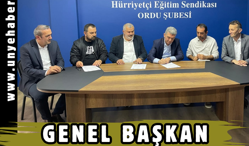 GENEL BAŞKAN, ORDU İL BAŞKANLIĞINI ZİYARET ETTİ