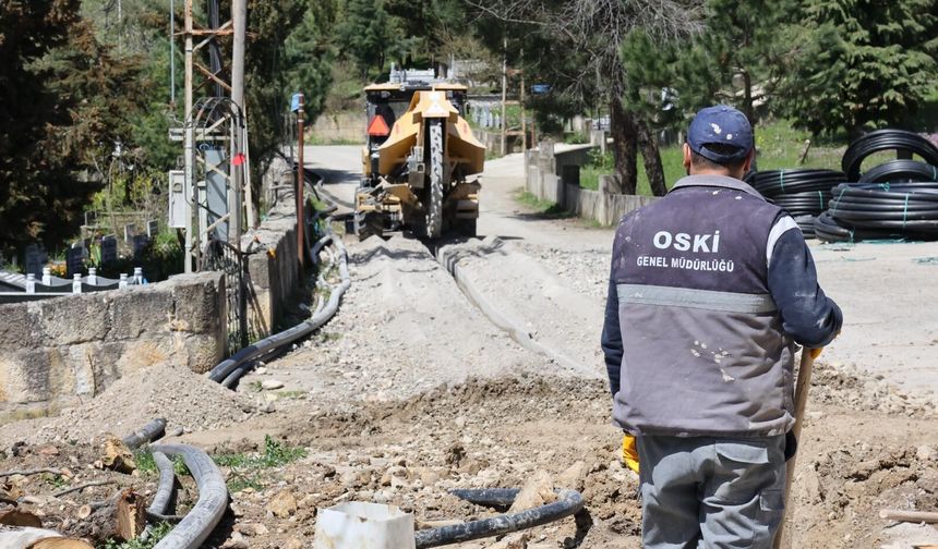 ÜNYE YEŞİLKENT DARAHTA MEVKİİ’NDE İÇME SUYU HATLARI YENİLENİYOR